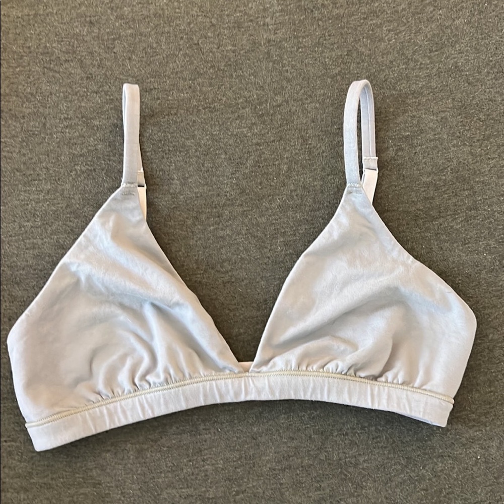 SKIMS cotton jersey triangle bralette Medium